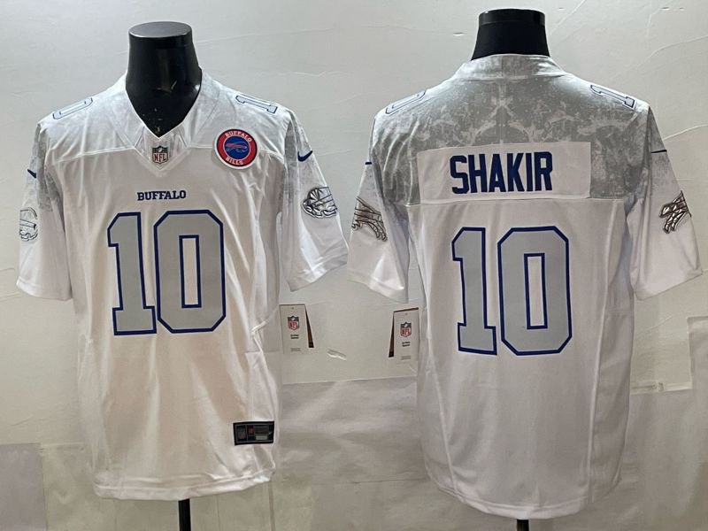Men 2025 Buffalo Bills #10 Shakir white 5th generation Throwback Nike Limited NFL Jersey style 037->miami dolphins->NFL Jersey